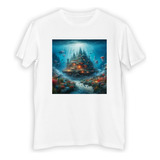 Remera Hombre Mundo Submarino Exotico Mar Peces Fish