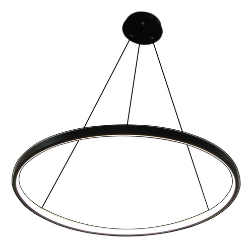 Lampara De Techo Colgante Led Diseño Moderno Aro 60cm 24w