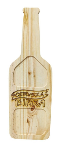 Tabla Picada Birra Diseño Botella