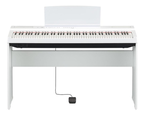 Piano Blanco Yamaha P125 Con Base Como Nuevo! Incluye Regalo