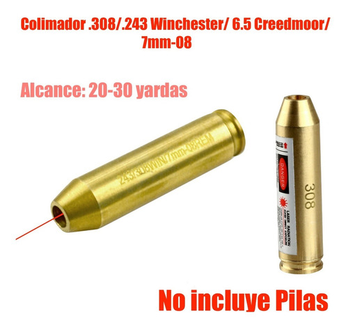 Colimador Laser Mira Calibre 308r Telescopica Xtr C