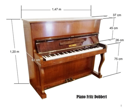 Piano Fritz Dobbert Fd 115 Novo