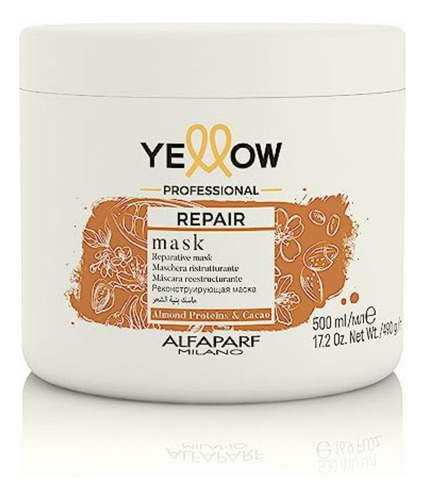 Yellow Repair Mask 500 Ml Máscara Reestructurante Para