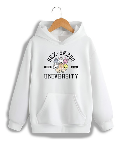 Buzo/hoodie Canguro Stray Kids Skz-skzoo University - Unisex