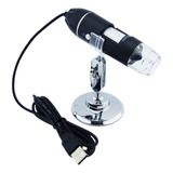 Microscopio Usb X4 Para Smartphone Atril Y Adaptador Type C