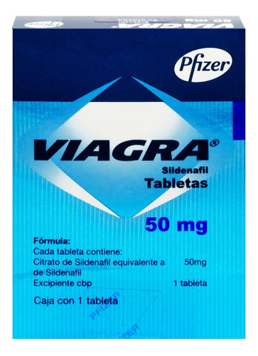 Viagra Sildenafil 50 Mg 1 Tableta Recubierta