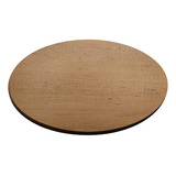  Tampo De Mesa Redondo Sala Jantar 60cm Mdf Bistrô 3 Cores