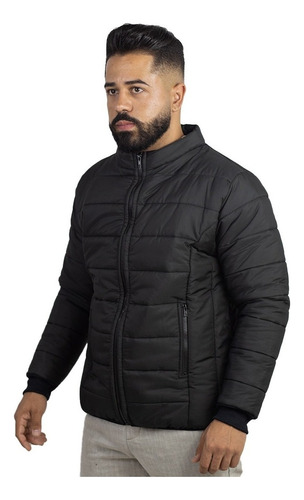 Jaqueta Puffer Bomber Acolchoada Masculina