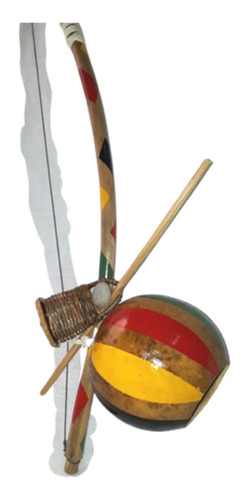 Berimbau Infantil Pintado Completo 60 Cm, Codigo- 8754328.