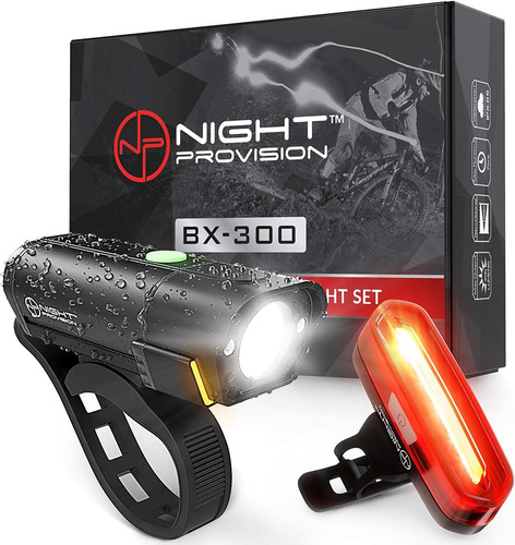 Bx-300 Rechargeable Light Set, For Bicycles, Cycling