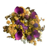 Buquê Preservado Rústico Colorido N4 I Flores Desidratadas