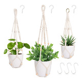 Colgador De Macramé Para Plantas, Para Colgar En Interiores,