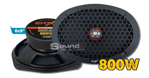 Evox Evx69mr Medio Rango 6x9 400w Rms Precio Par Incluye Rej