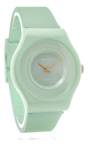 Reloj Tressa Dama Silicona Sumergible 50m Varios Colores