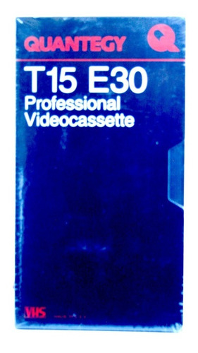 Video Cassette Profesional Broadcast Quantegy T15 E30