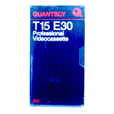 Video Cassette Profesional Broadcast Quantegy T15 E30