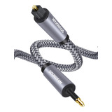 Soundfam Mini Cable Optico Toslink De 26 Pies/26.2 ft A Mini