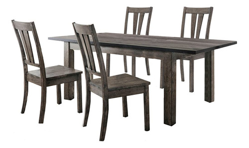 Hanover Bramble Hill Hdr006-5wd-wg - Juego De Comedor Gris .