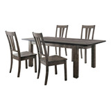 Hanover Bramble Hill Hdr006-5wd-wg - Juego De Comedor Gris .