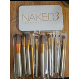 Set De 12 Brochas Profesionales Naked 3 + Envio Gratis