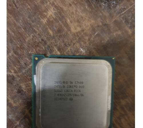 Micro Intel 775 Core 2 Duo E7400 2x2,8ghz Anda C/cooler