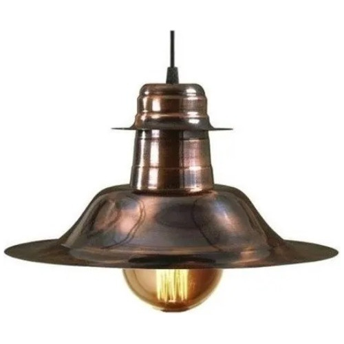 Colgante Sombrero Cobre Ideal Decoracion Para Vintage Led