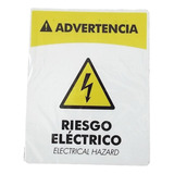 Aviso Señal Riesgo Electrico Advertencia 21x16 Señalizacion