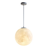 Lámpara Colgante De Luna Impresa En 3d De Estilo Moderno