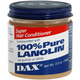 Pack De 2 Dax 100 Puro Lanolina Super Acondicionador Para