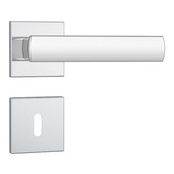 Fechadura Porta Interna 813/35 Cromado Roseta Aço Inox Stam 