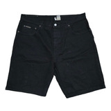 Short Mezclilla Calvin Klein Talla 38 Negro