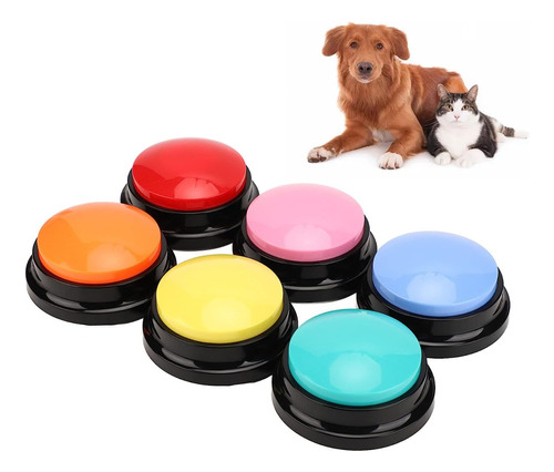 Juego Botones De Comunicacion Para Mascota Perro Gato Señal