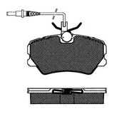 Pastilla De Freno Peugeot --405 Mi 16v 90/94 Delantera