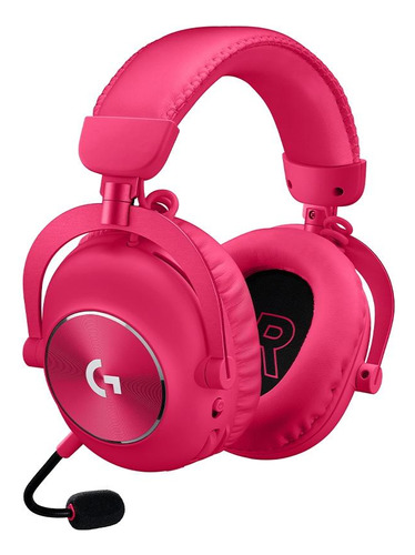 Headset Gamer Sem Fio Logitech G Pro X 2 Magenta 981-001274