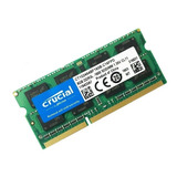 Memoria Ram Crucial 8gb Ddr3l-1600mhz Sodimm Laptop Windows