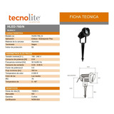 Proyector Estaca Para Jardin, Led, Hled-760/n, Tecnolite.