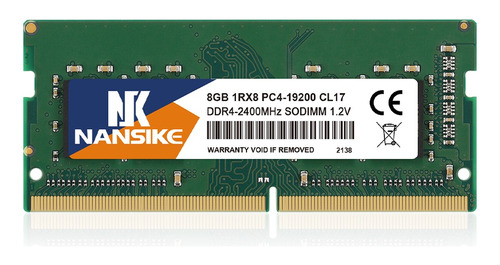 Memoria Ram Nansike 8gb Ddr4-2400 Sodimm Para Laptop Nueva