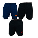 Pack X3 Pantalonetas Con Licra Hombre Gym Original Ripple