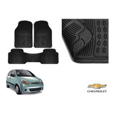 Tapetes Uso Rudo Chevrolet Matiz 2015 Rubber Black Original