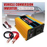 Inversor De Carro 2 Saída 12v-220v 4000w Digital Smart