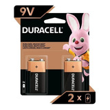 Bateria 9v Alcalina Duracell - Cartela Com 2 Unidades