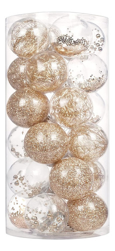 Bolas De Navidad De Plastico Transparente Inastillables De 2