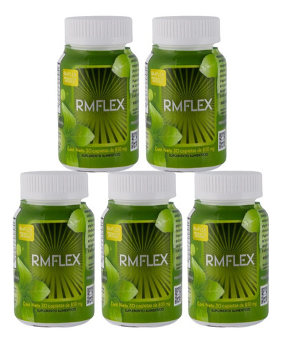 Rmflex 5 Frascos De 30 Comprimidos