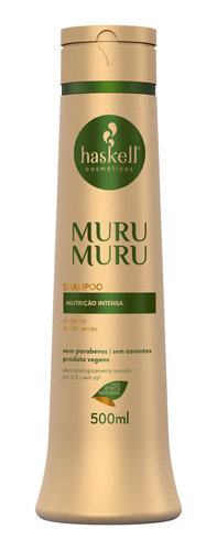 Shampoo Haskell 500ml Murumuru Hidratação Nutrição + Brinde