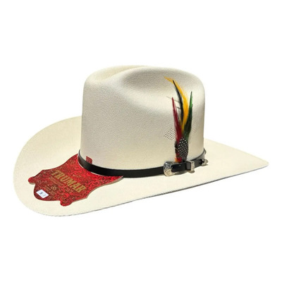 Sombrero Vaquero Unisex Clásico Premium Moda150x Trumar Hats Color Crema Diseño De La Tela Lisa Talla 59 | Meses sin interés