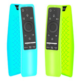 Fundas Para Control Samsung Bn59series Glow  Azul + Verde