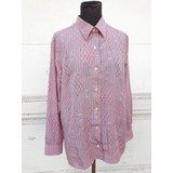 Camisa Rayada Rosa Vintage