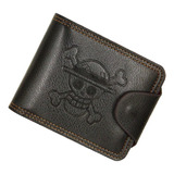 Billetera One Piece Diseño Con Bajo Relieve Y Broche