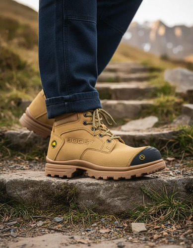 Botas Tácticas Boost 401 Hombre Casquillo Acero Uso Rudo