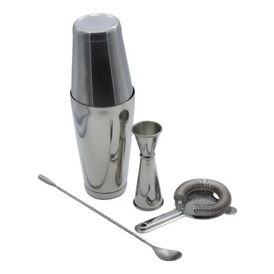 Kit Boston Elite Bartender Cocteleria Set Barman Mixologia  | Envío gratis